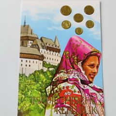 Czech Republic coins set vintage original UNC