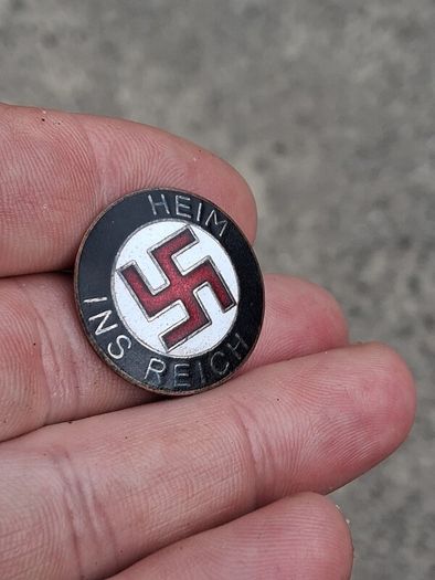 Trio of 1930's Party Pin Badges