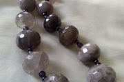 "All that Glisters" Precious Stone Necklace.(Handmade in Ireland)