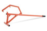 Timberjack, 46.5 in, Heavy Duty Steel Log Roller, Log Lifter with Adjustable Cant Hook, Logging Tools Log Jack for Logs Ups to 25" Dia,