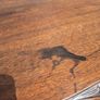 Vintage Mahogany Demi-Lune Console Hall Table with Drawer Image 4