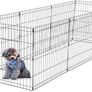 NEW SALE | 8 Panel Playpen Suitable for Dogs/Puppies/Cats & Rabbits foldable ideal for Indoor/Outdoor use puppy play pen (61cm, Black) Image 6
