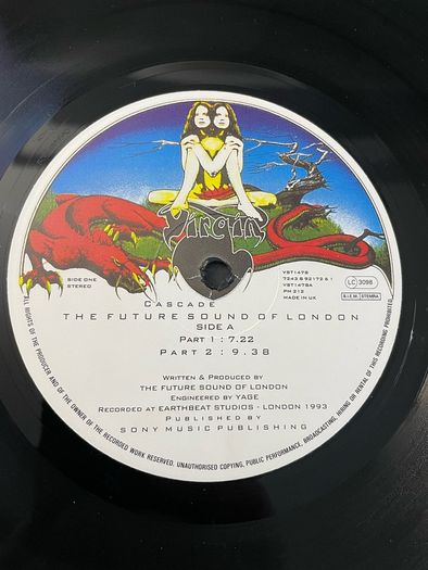 The Future Sound Of London - Cascade - 12" Vinyl Single - Coloured Labels - 1993 Virgin Records - VST1478