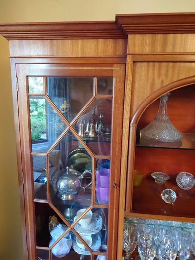 Rossmore solid mahogany breakfront cabinet