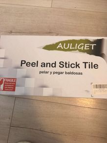 Peel and stick on tiles