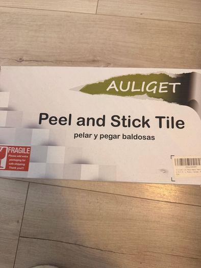 Peel and stick on tiles