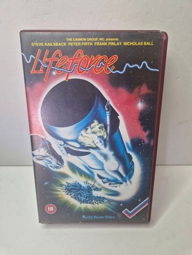 Lifeforce VHS (1985) Rare Original Guild Home Video Big Box (Ex-Rental, Clean Tape)