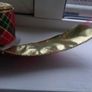 Wired Plaid Decorative Ribbon for Sale Image 2