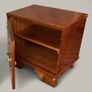 Mid-Century Italian Walnut Nightstands with Brass Hardware Image 4