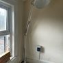 Floor lamp white, metal, 180cm, (rotatable/foldable) Image 4