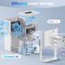 2.7L Dehumidifiers for Home Electric Dehumidifier for Bedroom Quiet & Touch Control Dehumidifier for Bathroom,10-Hour Timer,Auto Shut-Off & 7 LED Dehumidifiers for Wardrobe Closet R  850ML/24H Image 3