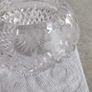 Vintage Small Heavy Bohemia Hand Cut Lead Crystal 24% Au Plomb Czechoslovakia small bowl . Image 2