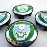 4 x GREEN 58mm - 59mm JAGUAR C2D47107 wheel center caps F XF XJ XKR S type X type XJ8 XK8 Image 6