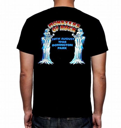 Monsters Of Rock Tee Donington Park UK 1988 Reprint Size Large