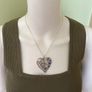 Heart shaped necklace- handmade Image 4