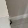 White/ cream ikea Bookcase with ticking backing Image 4