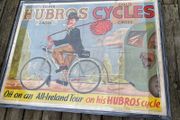 Rare Vintage Hubros Cycles All Ireland cycling Tour 1950s