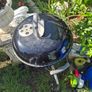 Weber Compact 47cm Charcoal BBQ including cover (ignore garden gas summer home house food hot dog burger gretar carbuni lemne ) Image 3