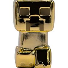 minecraft mine kit REAL GOLD plated golden creeper