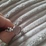silvertone heart ring Image 2