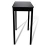 Bar Table MDF Black 115x55x107 cm Image 3