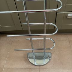 Premier Housewares Multi Rail Stainless Steel Free Standing Towel Rail