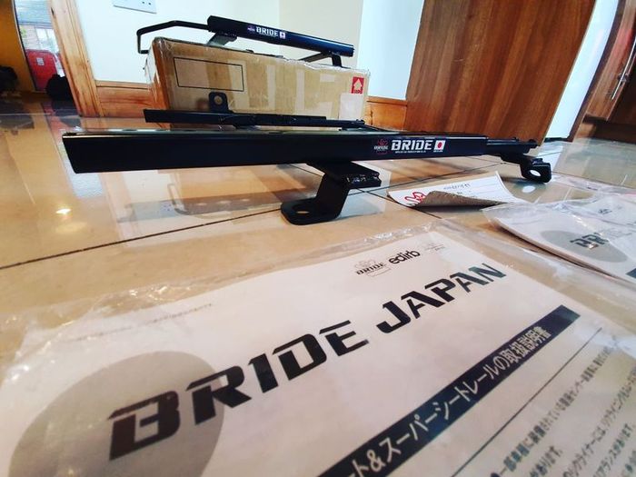 2x Bride Super Low Seat Rails - Brand New - Recliner Bride/Recaro