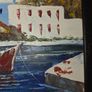 Oil on Canvas by Vinno Mediterranean Scene - Framed Image 8