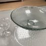 Large Swedish tinted green glass textured  bowl Image 5