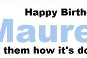 Birthday/special event plates number plates
