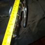 Large Metal Lustre Enamel Cannon designed as a Fireside Poker Stand, Postage Available or Collection Image 6