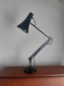 Anglepoise Model 90 Black Desk Lamp Herbert Terry 1970s