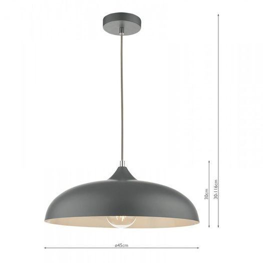 XL Ceiling Pendants + XL Globe Bulbs (x2)