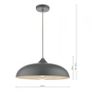 XL Ceiling Pendants + XL Globe Bulbs (x2) Image 3