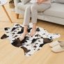 Cow Print Rug Faux Cowhide Area Carpet Animal Print Mat for Living Room Bedroom kitchen Non-Slip 3.6x2.5FT (FREE POSTAGE) Image 5