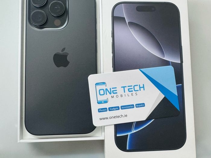 iPhone 16 Pro 128GB Black Unlocked Grade C Available At OneTech Mobiles Ardkeen