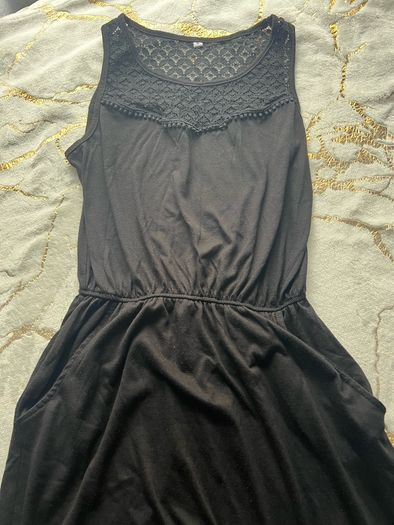 Lace midi dress with pockets. Viscose. size xs-s
