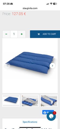 Health - Curera Multi Pillow for Knee & Heel Support