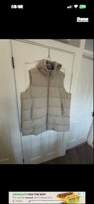 ladies gilet cream