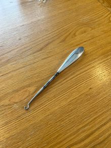 Victorian Silver Handled Button Hook