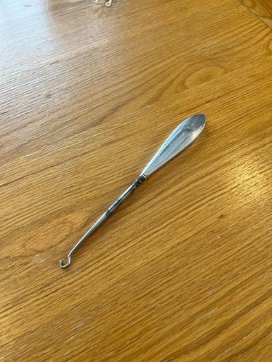 Victorian Silver Handled Button Hook