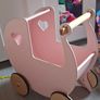 moover pink wooden pram Image 2