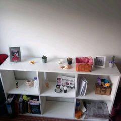 White shelf
