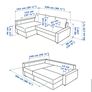 Ikea sofa bed including brand new double duvet Image 9