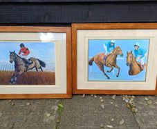 Vintage Equestrian Signed Pictures