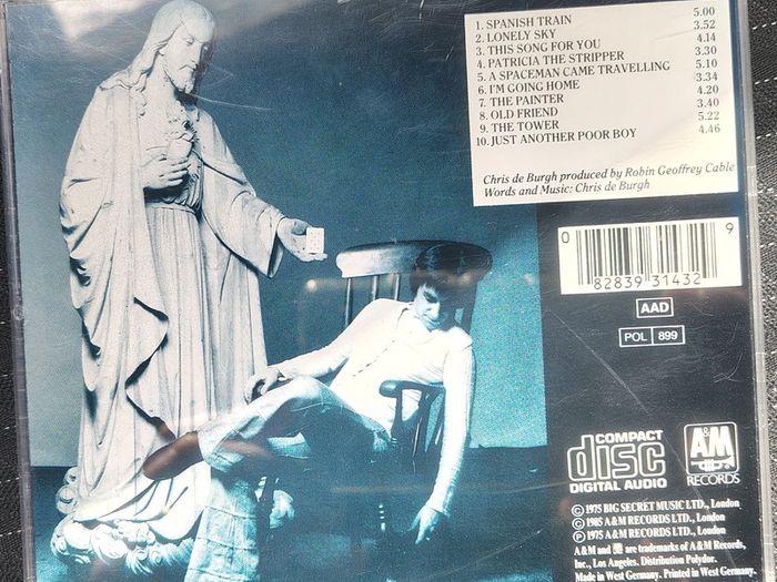Chris de Burgh - Spanish Train And Other Stories CD (1985) Audio Master Plus Series Art Rock VG+