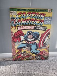 Marvel Comics Captain America issue #193 Canvas