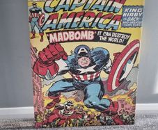 Marvel Comics Captain America issue #193 Canvas