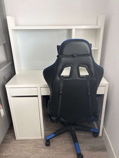 Micke ikea desk white & gaming chair