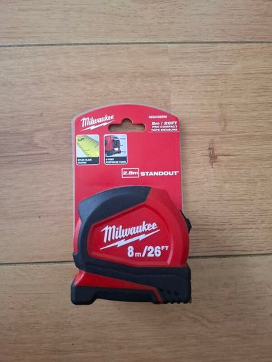 Milwaukee Pro Compact 8m/26ft Tape Measure